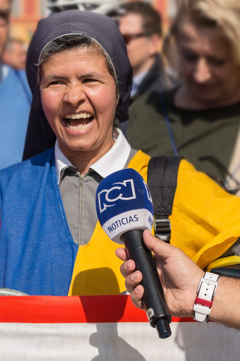 Una tifosa missionaria