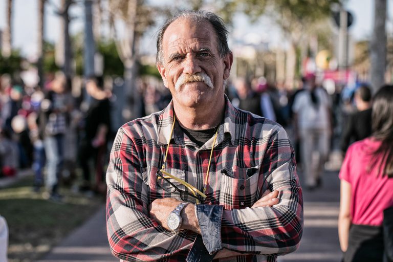 Guardavo Eddy Merckx con mio padre